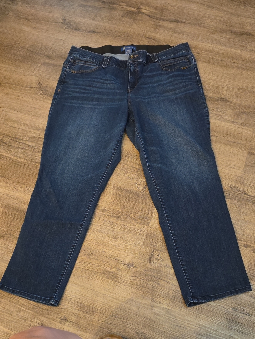 Democracy Straight-Leg Jeans in Dark Indigo